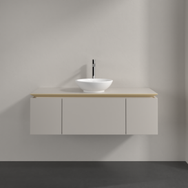 Тумба под раковину Villeroy & Boch Legato 120х38 см ДСП нежно-серый B57700VK