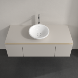 Тумба под раковину Villeroy & Boch Legato 120х38 см ДСП нежно-серый B57700VK