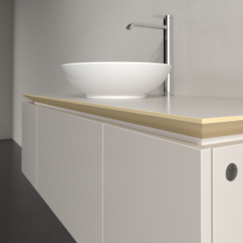 Тумба под раковину Villeroy & Boch Legato 120х38 см ДСП нежно-серый B57700VK