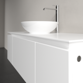 Тумба под раковину Villeroy & Boch Legato 120х38 см ДСП белый матовый B57700MS