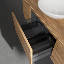 Тумба под раковину Villeroy & Boch Legato 120х38 см ДСП дуб канзас B57700RH