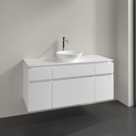 Тумба під раковину Villeroy & Boch Legato 120х55 см МДФ/ДСП білий глянсовий B57800DH
