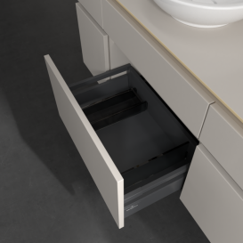 Тумба під раковину Villeroy & Boch Legato 120х55 см ДСП/ДСП ніжно-сірий B57800VK