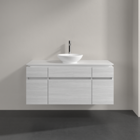 Тумба під раковину Villeroy & Boch Legato 120х55 см ДСП/ДСП біле дерево B57800E8