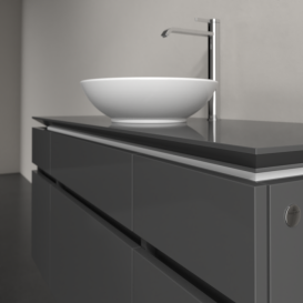 Тумба під раковину Villeroy & Boch Legato 120х55 см МДФ/ДСП глянсовий сірий B57800FP