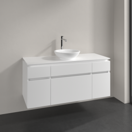 Тумба під раковину Villeroy & Boch Legato 120х55 см ДСП білий матовий B57800MS