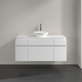 Тумба під раковину Villeroy & Boch Legato 120х55 см ДСП білий матовий B57800MS