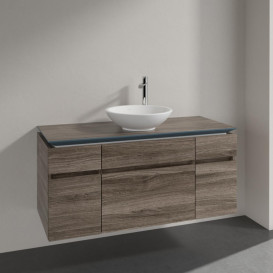 Тумба під раковину Villeroy & Boch Legato 120х55 см ДСП кам'яний дуб B57800RK
