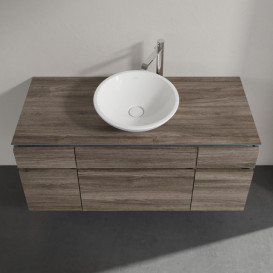 Тумба під раковину Villeroy & Boch Legato 120х55 см ДСП кам'яний дуб B57800RK