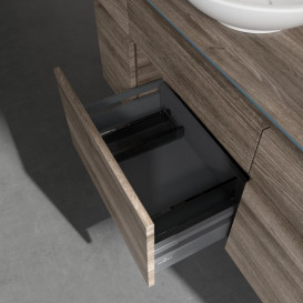 Тумба під раковину Villeroy & Boch Legato 120х55 см ДСП кам'яний дуб B57800RK