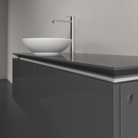 Тумба під раковину Villeroy & Boch Legato 120х38 см МДФ/ДСП глянсовий сірий B57900FP