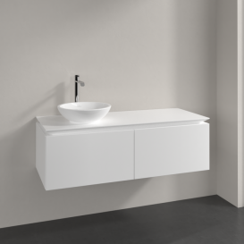 Тумба под раковину Villeroy & Boch Legato 120х38 см ДСП белый матовый B57900MS