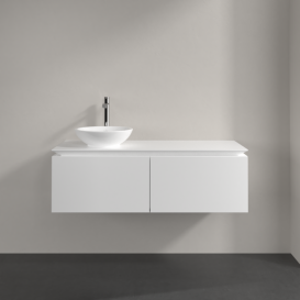 Тумба под раковину Villeroy & Boch Legato 120х38 см ДСП белый матовый B57900MS