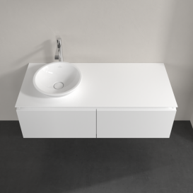 Тумба под раковину Villeroy & Boch Legato 120х38 см ДСП белый матовый B57900MS