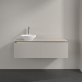 Тумба під раковину Villeroy & Boch Legato 120х38 см ДСП/ДСП ніжно-сірий B57900VK