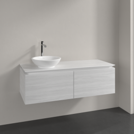Тумба під раковину Villeroy & Boch Legato 120х38 см ДСП/ДСП біле дерево B57900E8
