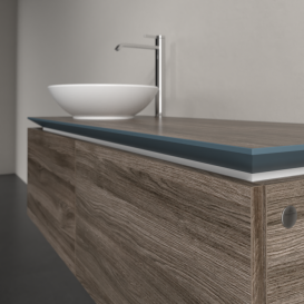 Тумба под раковину Villeroy & Boch Legato 120х38 см ДСП/ДСП каменный дуб B57900RK