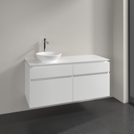 Тумба под раковину Villeroy & Boch Legato 120х55 см МДФ/ДСП белый глянцевый B58000DH