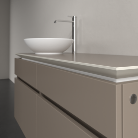 Тумба под раковину Villeroy & Boch Legato 120х55 см ДСП/ДСП трюфель серый B58000VG