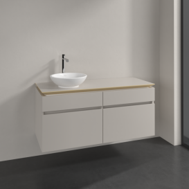 Тумба под раковину Villeroy & Boch Legato 120х55 см ДСП нежно-серый B58000VK