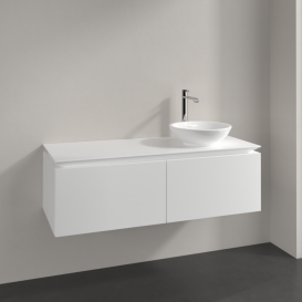 Тумба під раковину Villeroy & Boch Legato 120х38 см ДСП/ДСП білий матовий B58100MS