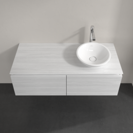 Тумба під раковину Villeroy & Boch Legato 120х38 см ДСП/ДСП біле дерево B58100E8
