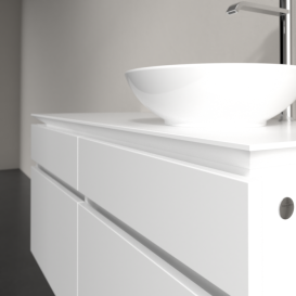 Тумба під раковину Villeroy & Boch Legato 120х55 см ДСП/ДСП білий матовий B58200MS