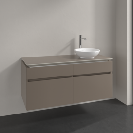 Тумба под раковину Villeroy & Boch Legato 120х55 см ДСП/ДСП трюфель серый B58200VG