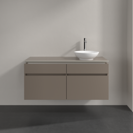 Тумба под раковину Villeroy & Boch Legato 120х55 см ДСП/ДСП трюфель серый B58200VG