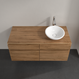 Тумба під раковину Villeroy & Boch Legato 120х55 см ДСП дуб канзас B58200RH