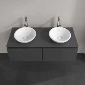 Тумба під раковину Villeroy & Boch Legato 120х38 см МДФ/ДСП глянсовий сірий B58300FP