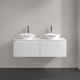 Тумба під раковину Villeroy & Boch Legato 120х38 см ДСП білий матовий B58300MS