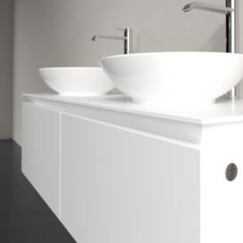Тумба під раковину Villeroy & Boch Legato 120х38 см ДСП білий матовий B58300MS