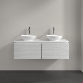 Тумба під раковину Villeroy & Boch Legato 120х38 см ДСП біле дерево B58300E8