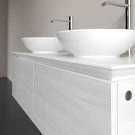 Тумба під раковину Villeroy & Boch Legato 120х38 см ДСП біле дерево B58300E8