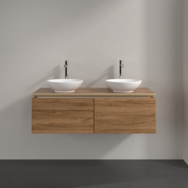 Тумба под раковину Villeroy & Boch Legato 120х38 см ДСП дуб канзас B58300RH