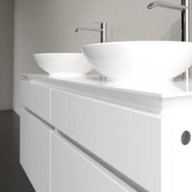 Тумба під раковину Villeroy & Boch Legato 120х55 см МДФ/ДСП білий глянсовий B58400DH