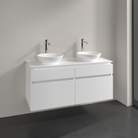 Тумба під раковину Villeroy & Boch Legato 120х55 см ДСП білий матовий B58400MS