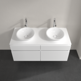 Тумба під раковину Villeroy & Boch Legato 120х55 см ДСП білий матовий B58400MS