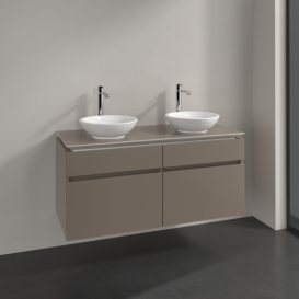 Тумба под раковину Villeroy & Boch Legato 120х55 см ДСП трюфель серый B58400VG