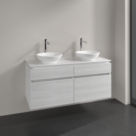 Тумба під раковину Villeroy & Boch Legato 120х55 см ДСП біле дерево B58400E8