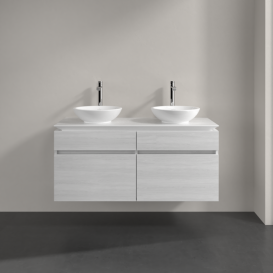 Тумба під раковину Villeroy & Boch Legato 120х55 см ДСП біле дерево B58400E8