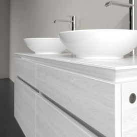 Тумба під раковину Villeroy & Boch Legato 120х55 см ДСП біле дерево B58400E8