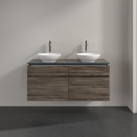 Тумба під раковину Villeroy & Boch Legato 120х55 см ДСП кам'яний дуб B58400RK