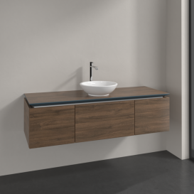 Тумба під раковину Villeroy & Boch Legato 140х38 см ДСП дуб аризона B58500VH