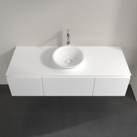 Тумба под раковину Villeroy & Boch Legato 140х38 см ДСП белый матовый B58500MS