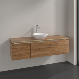 Тумба під раковину Villeroy & Boch Legato 140х38 см ДСП дуб канзас B58500RH