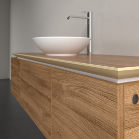Тумба під раковину Villeroy & Boch Legato 140х38 см ДСП дуб канзас B58500RH