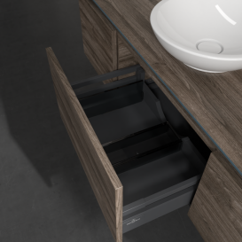 Тумба под раковину Villeroy & Boch Legato 140х38 см ДСП каменный дуб B58500RK