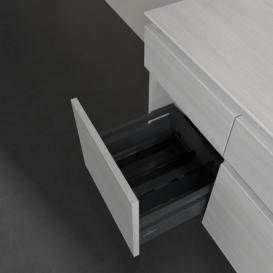 Тумба під раковину Villeroy & Boch Legato 140х55 см ДСП біле дерево B58600E8